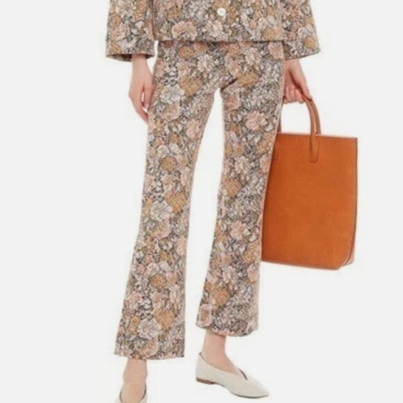 Leset, Jane Floral-jacquard Pant, Small - Picture 5 of 5